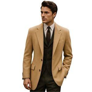 Vintage Renwood 1949 100% Camel Hair Sports Coat Men’s 42R Pristine Condition